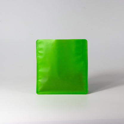 【フラットボトム袋】200g｜150x160x80mm マットライトグリーン