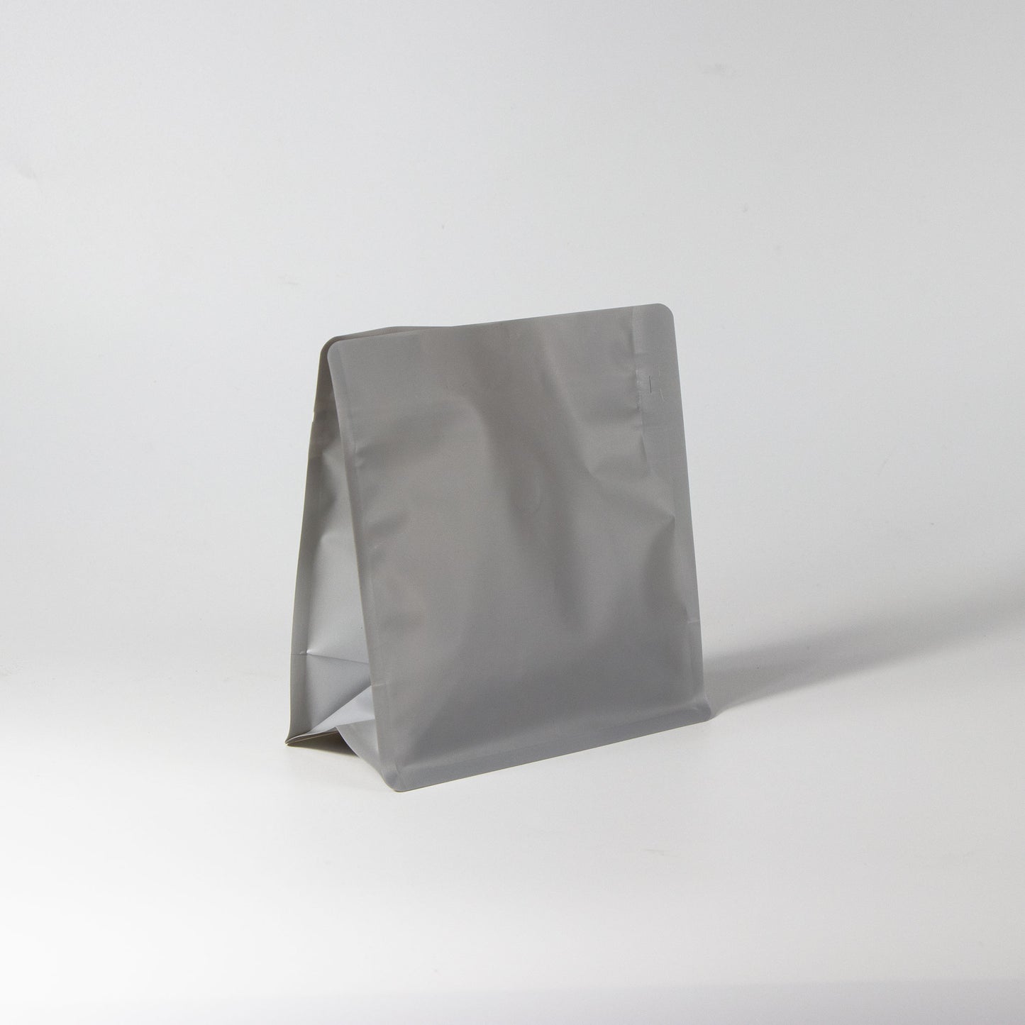 【フラットボトム袋】200g｜150x160x80mm マットグレー