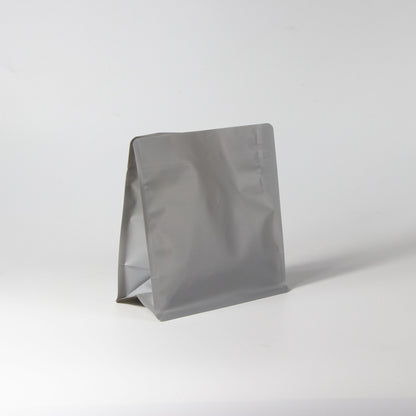 【フラットボトム袋】200g｜150x160x80mm マットグレー