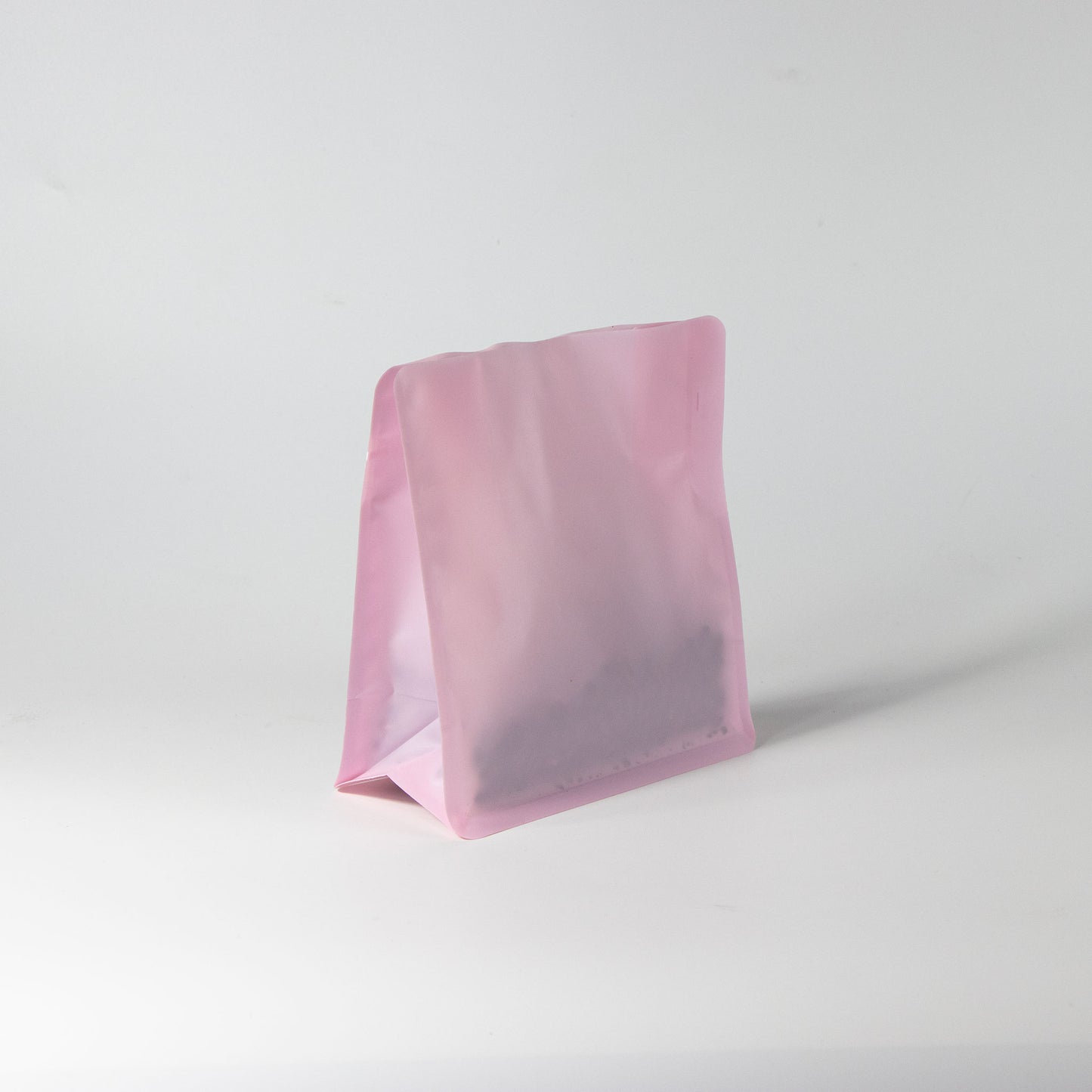 【フラットボトム袋】200g｜150x160x80mm マットピンク