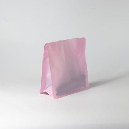 【フラットボトム袋】200g｜150x160x80mm マットピンク
