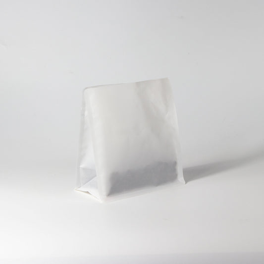 【フラットボトム袋】200g｜150x160x80mm マットホワイト