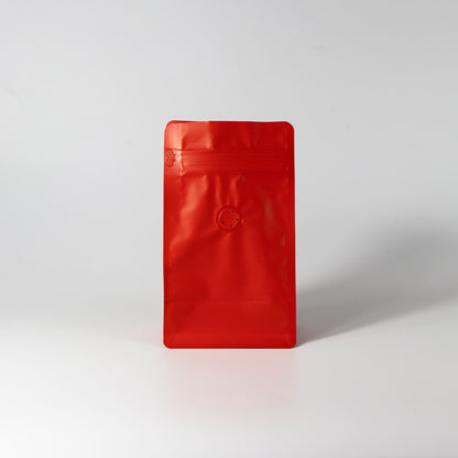 【フラットボトム袋】200g｜110x190x80mm マットレッド