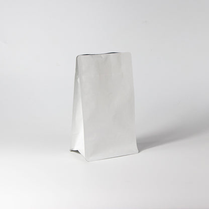 【フラットボトム袋】200g｜110x190x80mm ホワイトクラフトペーパー