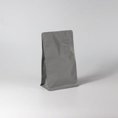 【フラットボトム袋】200g｜110x190x80mm マットグレー