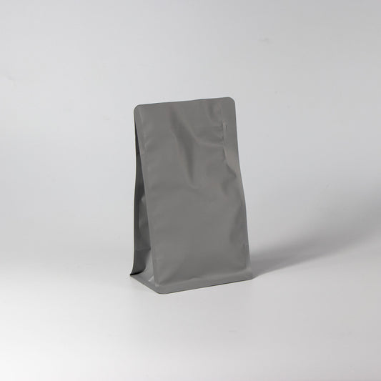 【フラットボトム袋】200g｜110x190x80mm マットグレー