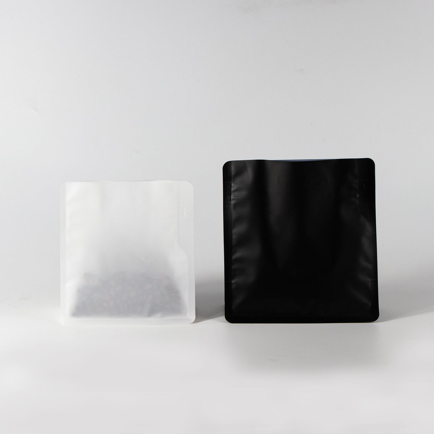 【フラットボトム袋】100g｜130x140x80mm マットライトグリーン