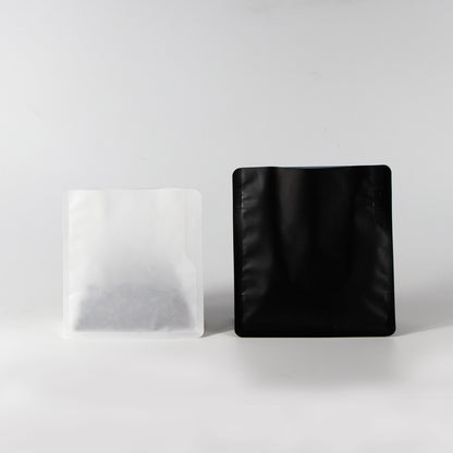【フラットボトム袋】100g｜130x140x80mm マットピンク