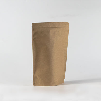 【スタンドパック袋】500g｜190x275x100mm ブラウンクラフトペーパー
