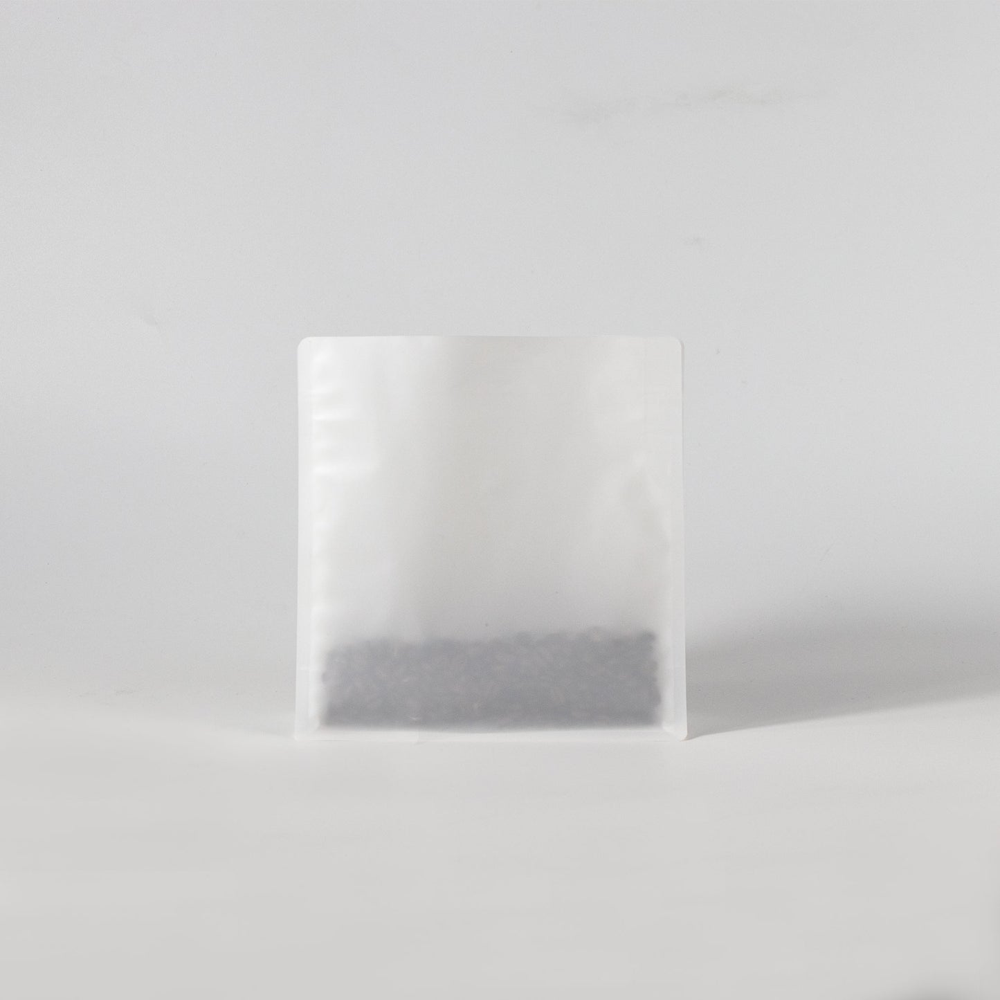 【フラットボトム袋】500g｜190x200x80mm マットホワイト