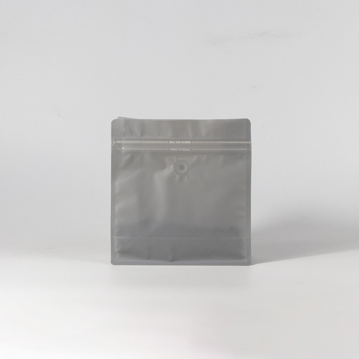 【フラットボトム袋】500g｜190x200x80mm マットグレー