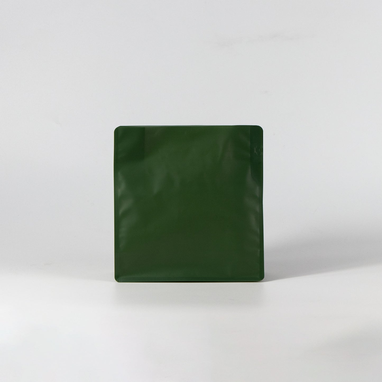 【フラットボトム袋】500g｜190x200x80mm マットオリーブグリーン