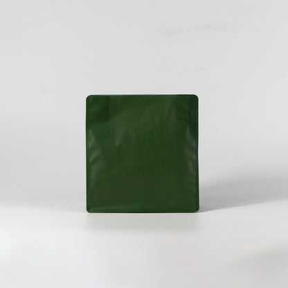 【フラットボトム袋】500g｜190x200x80mm マットオリーブグリーン