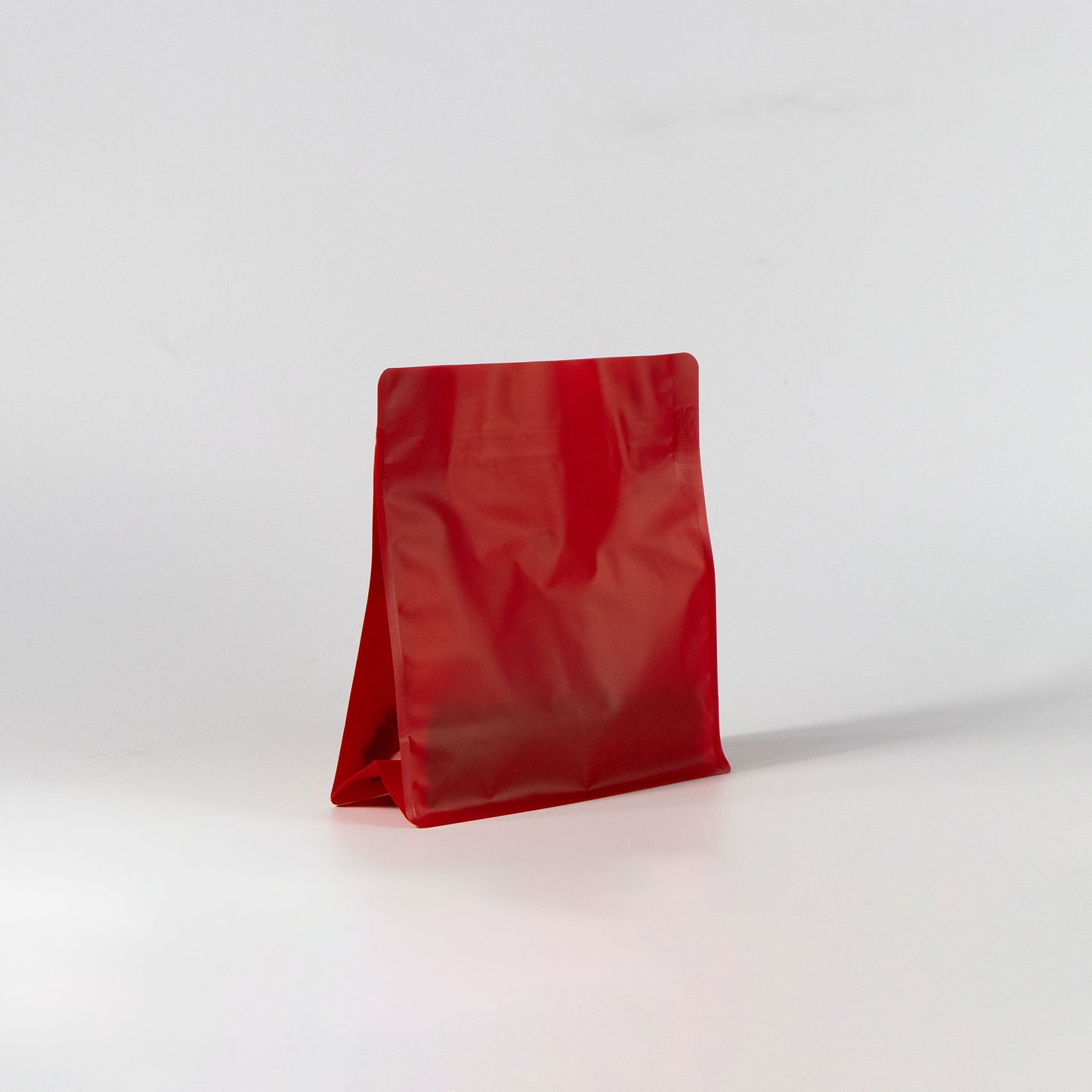 【フラットボトム袋】500g｜190x200x80mm マットレッド