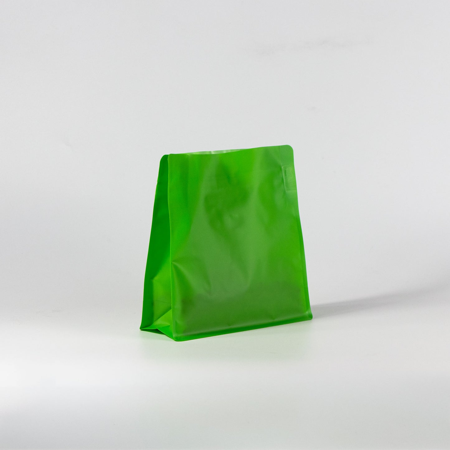 【フラットボトム袋】500g｜190x200x80mm マットライトグリーン