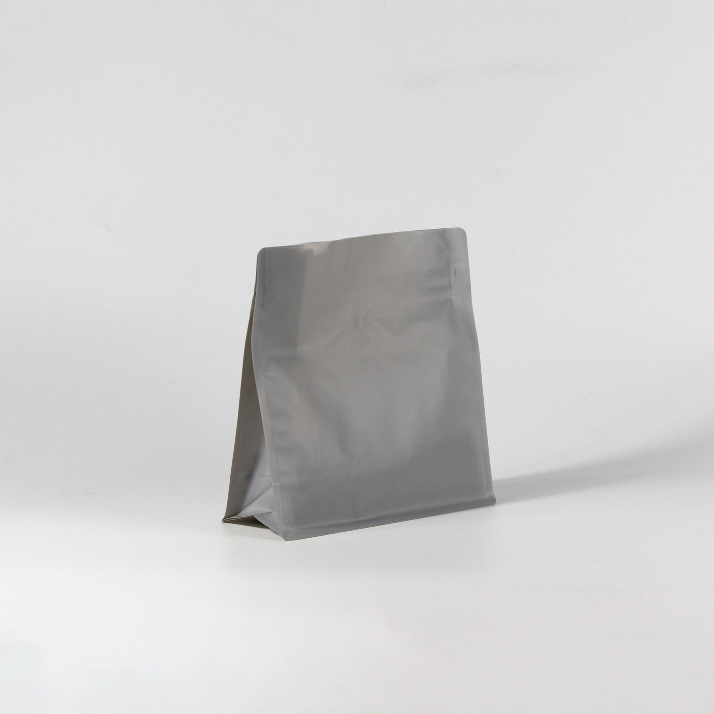 【フラットボトム袋】500g｜190x200x80mm マットグレー