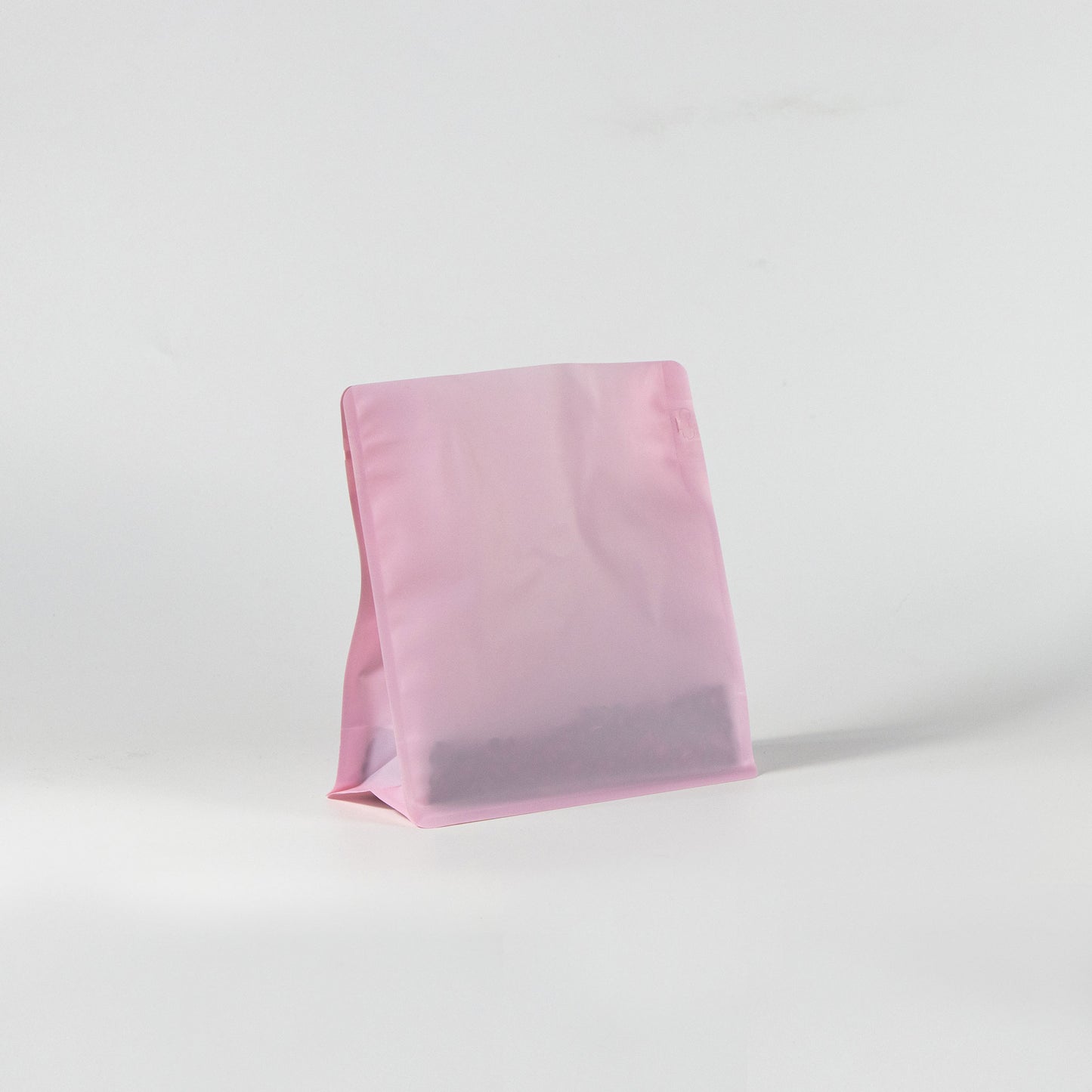 【フラットボトム袋】500g｜190x200x80mm マットピンク