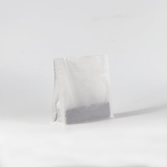 【フラットボトム袋】500g｜190x200x80mm マットホワイト