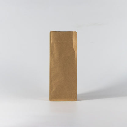 【フラットボトム袋】500g｜110x280x80mm ブラウンクラフトペーパー