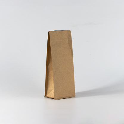 【フラットボトム袋】500g｜110x280x80mm ブラウンクラフトペーパー