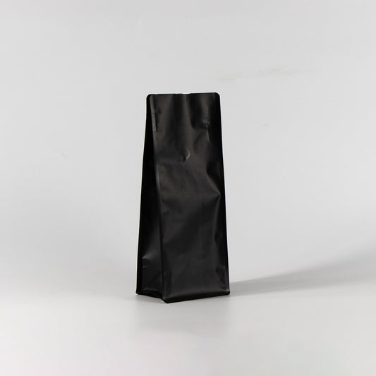 【フラットボトム袋】500g｜110x280x80mm マットブラック