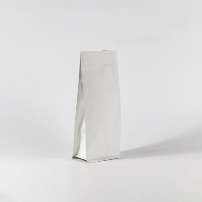 【フラットボトム袋】500g｜110x280x80mm ホワイトクラフトペーパー