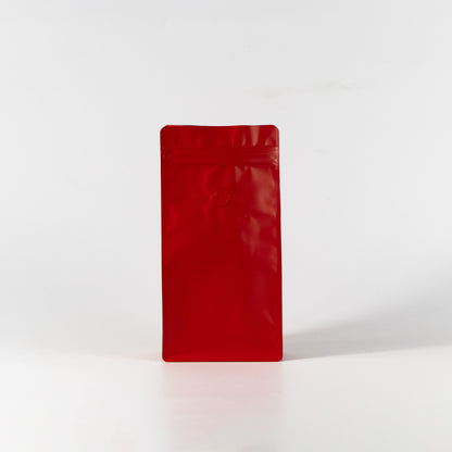 【フラットボトム袋】500g｜135x265x75mm マットレッド