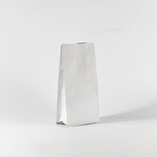 【フラットボトム袋】500g｜135x265x75mm マットホワイト