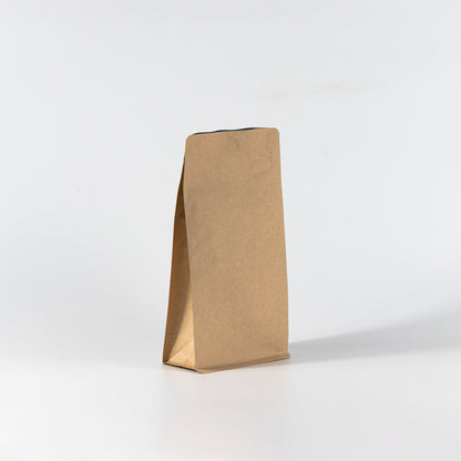 【フラットボトム袋】500g｜135x265x75mm ブラウンクラフトペーパー