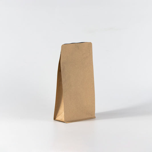 【フラットボトム袋】500g｜135x265x75mm ブラウンクラフトペーパー