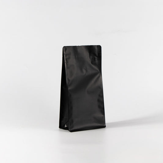 【フラットボトム袋】500g｜135x265x75mm マットブラック