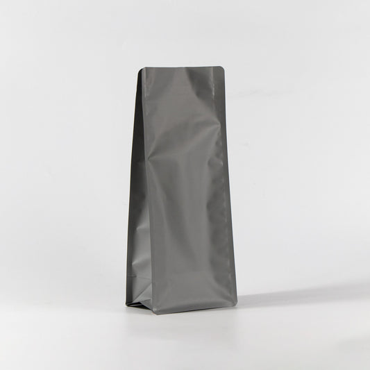 【フラットボトム袋】1000g｜140x345x95mm マットグレー